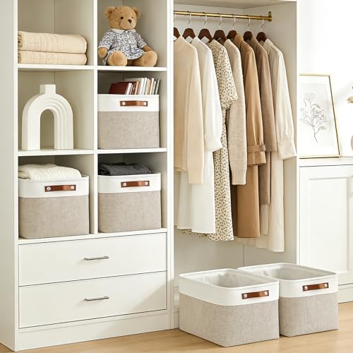 Bagnizer Storage Bins Large Fabric Storage Baskets - Image 2