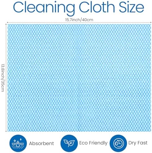 Tioncy 400 Pcs Disposable Cleaning Cloths Reusable Handy Wipes - Image 2