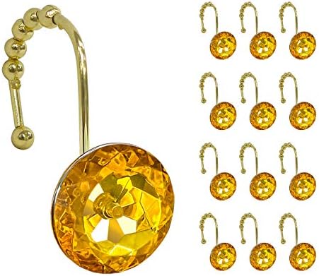 Sunlit Luxury Design Round Yellow Diamond Crystal Gem Bling by Sunlit