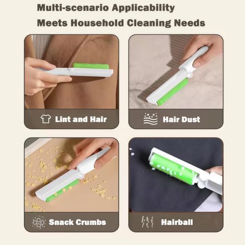 Mini Reusable Lint Roller 8 Pack, Washable Sticky Lint Roller Portable Travel - Image 3