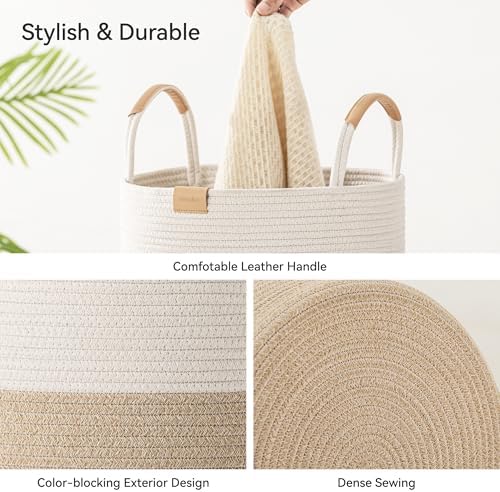 Nunsino 95L Striped Laundry Hamper - Image 6
