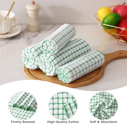 Kitinjoy Cotton 12 Pack Terry Kitchen Towels - Image 2