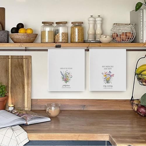Floral Christian Kitchen Towels - Image 2