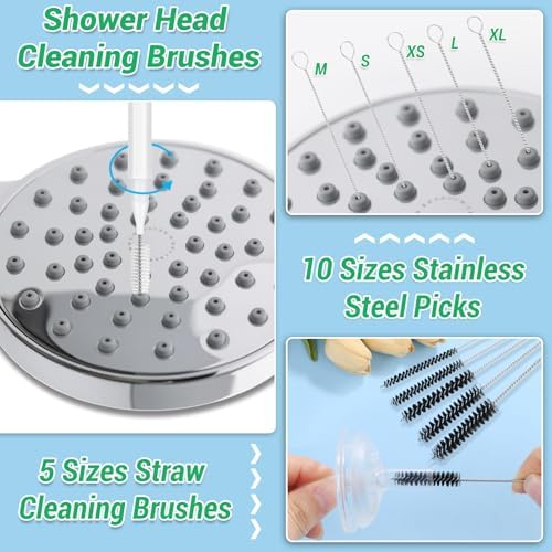 MAPVOLUT 50-in-1 Shower Head Cleaner Kit - Image 7
