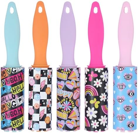 5pc Pop Art Mini Lint Roller Value Pack - Image 2