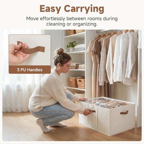 StorageWorks 24-Pair Large Closet Shoe Organizer, Adjustable Divider - Image 3