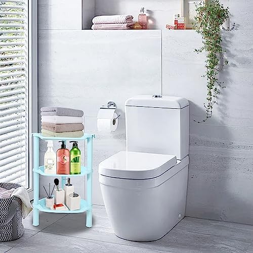 3 Tier Shower Caddy Organizer Shelf Corner, 13.5 x 10 x 26 Inches, Plastic - Image 2