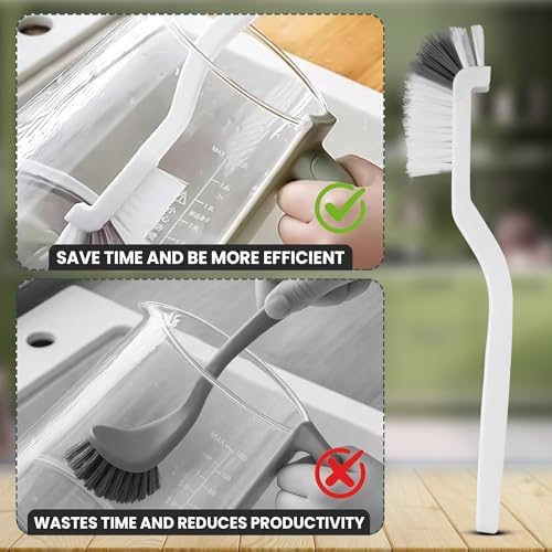 8 Pcs Crevice Cleaning Brush Set Hard Bristle Tools - Image 4