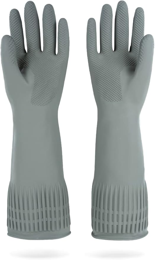 DABOGOSA MAMISON Reusable Household Dishwashing Cleaning Rubber Gloves by DABOGOSA