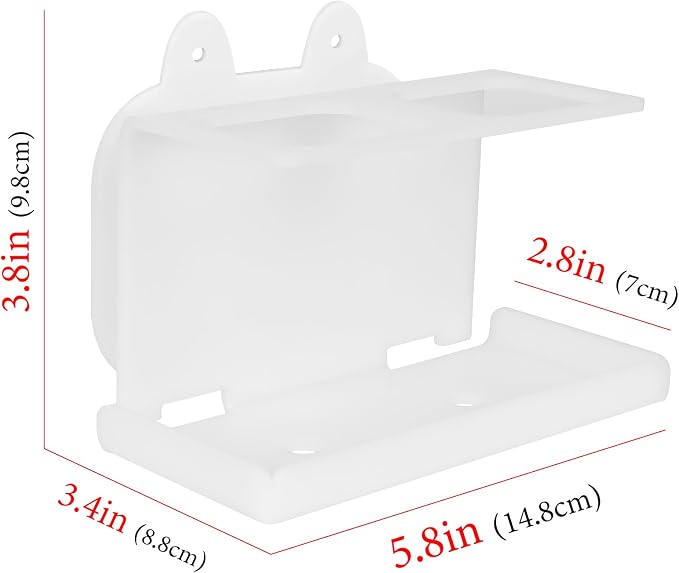 2Pack Electric Toothbrush Holder Wall Mounted, Electric Toothbrush Cord - Image 2