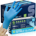 SWIFTLITE Blue Nitrile Gloves Disposable Latex Free, Food Safe by SWIFTLITE