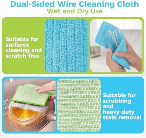 AIDEA Non Scratch Wire Dishcloth 24PK, Dish Cloths - Image 3