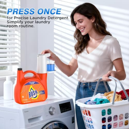 Electric Laundry Detergent Dispenser Pump, One-Press 15-75ml, Fast Dispense - Image 3