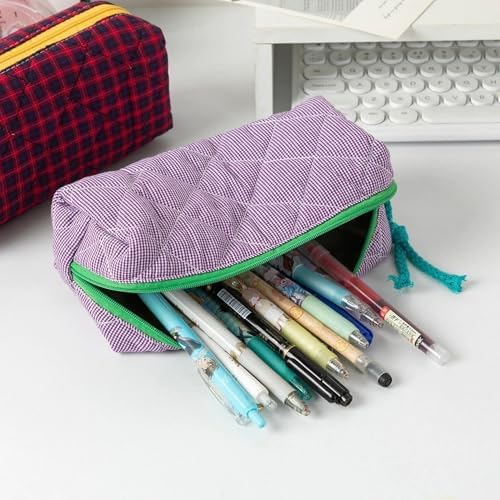 Pencil Case Office College School Storage Bag Pouch Holder Box Organizer Makeup - Image 3
