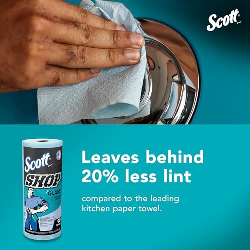 Scott Shop Towels Glass, 90 Towels/Roll, 12 Rolls/Case - Image 6