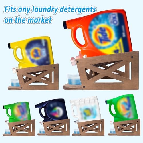 Laundry Detergent Holder, Can Hold 2 Bottles of Laundry Detergent, Holds up to - Image 5