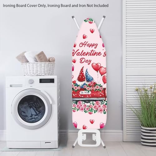 Gnome Ironing Board Cover Love Heart Standard Size 15 x 54 Stain Resistant - Image 3