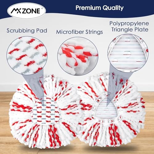 Spin Mop Replacement Heads for O-Cedar EasyWring 1-Tank, Microfiber 2-Pack - Image 5