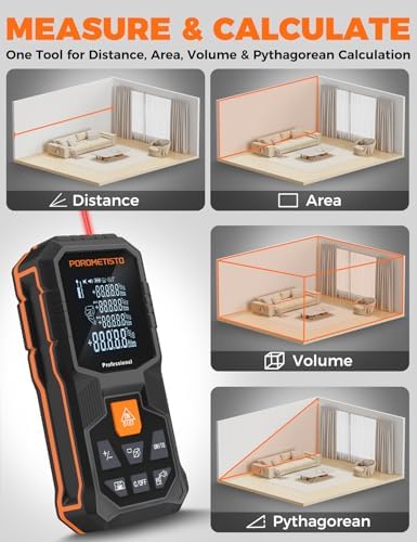 Laser Measure POROMETISTO with Angle Sensor&Tripod Mount - Image 3