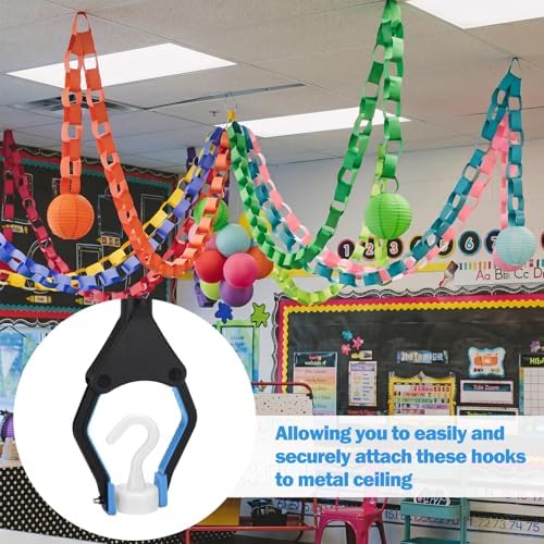 20 Pack Classroom Magnetic Drop Ceiling Hooks - Image 4