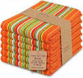 Urban Villa Kitchen Towels Cotton Dish Towels 20”x30” Orange by CottonTrends