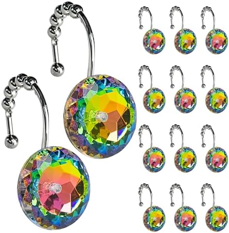 Sunlit Luxury Design Glitter Round Colorful Diamond Crystal Gem Bling by Sunlit