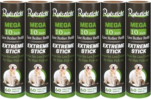 10 inch Mega All-Purpose Pet Hair Lint Roller Refills Compatible by Unknown
