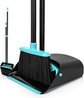 Upgrade Broom and Dustpan Combo Set, Extendable 52" Long Handle Broom by KeFanta