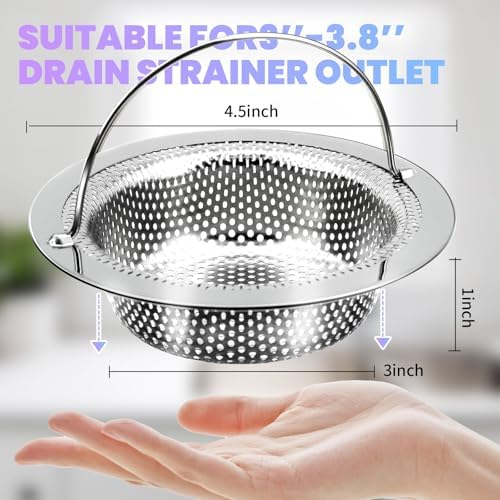 2 Pack Kitchen Sink Drain Strainer - Image 5
