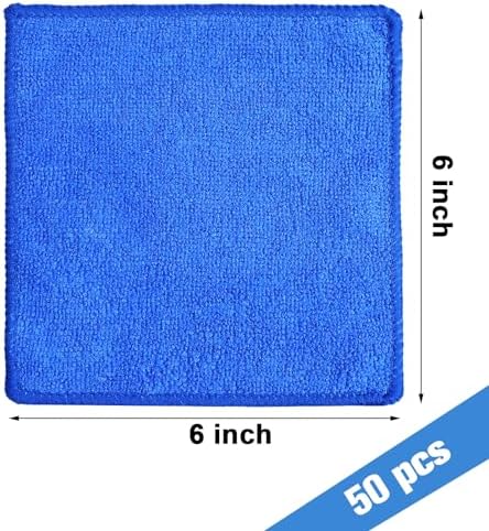 Tanlade 50 Pcs Dry Erase Cloth, 6 X 6 Inch - Image 2