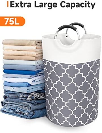 Fabspace Large Laundry Basket Laundry Hamper Bag Washing Bin Clothes Bag - Image 5