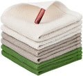 Nialnant 6 Pack Kitchen Towels, 100% Cotton Absorbent by Nialnant