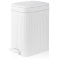 Small Bathroom Trash Can with Lid, 1.9 Gallon Slim Soft Close Step, Kitchen & by rejomiik