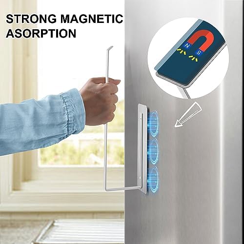 Magnetic Paper Towel Holder, Stainless Steel Paper Towel Holder 12” x 3” - Image 2