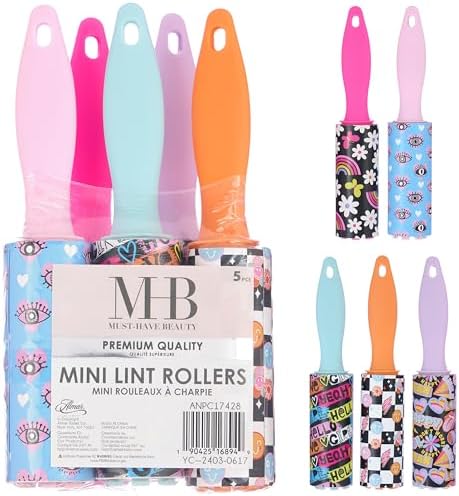 5pc Pop Art Mini Lint Roller Value Pack by Expressions
