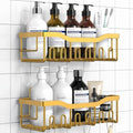 EUDELE Shower Caddy 2 Pack, Adhesive Organizer by EUDELE
