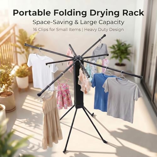 Laundry Drying Rack Collapsible, Foldable Clothes Drying Rack - Image 7