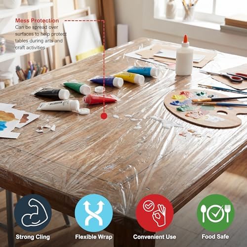 PAMI 24 in x 2000 ft PVC Cling Wrap, Heavy Duty, Slide Cutter, Food Safe - Image 5