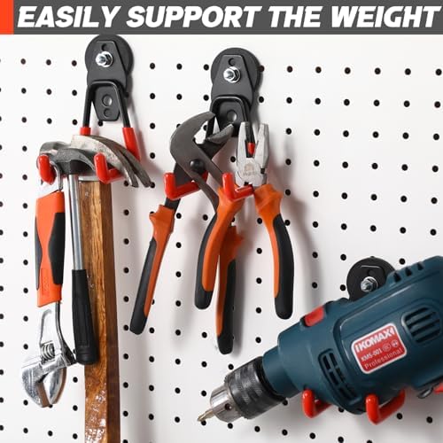 Landhoow 10 Pcs Large Magnetic Hooks Heavy Duty Garage Magnet Hooks Strong - Image 5