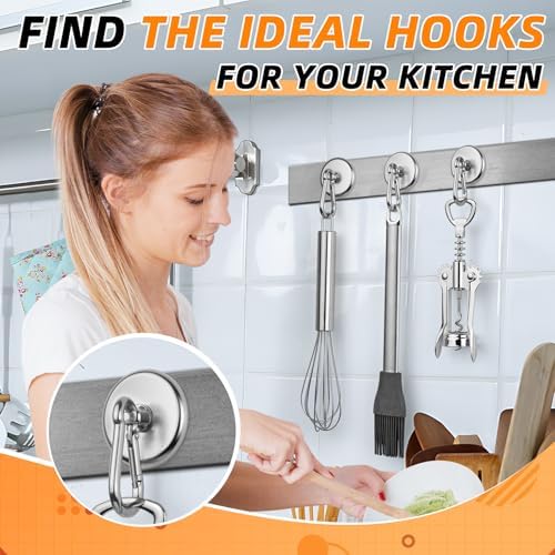 FINDMAG Magnetic Hooks Heavy Duty 170 LBS, Strong Magnetic Hooks, 4 Pack - Image 2