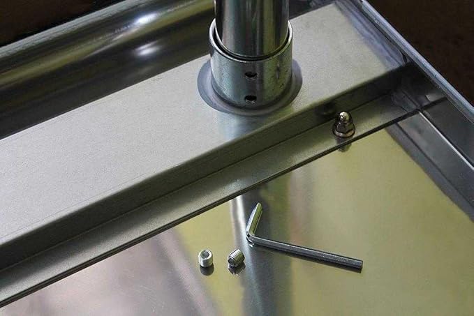 AmGood 96" Long x 36" Deep Stainless Steel Table with Casters