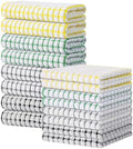 Kitinjoy Cotton 16 Pack Kitchen Towels and Dishcloths Sets by Kitinjoy