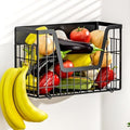 Magnetic Shelf for Fridge, Fruit Basket Magnet Shelves by YIWANFW