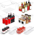 Clear Plastic Storage Bins 8 Pack by SKTKSE