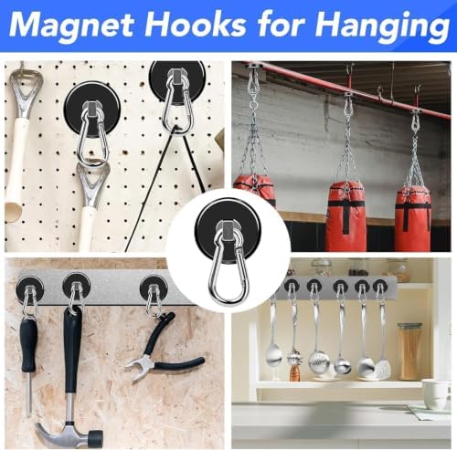 LOVIMAG Magnetic Hooks 150LBS Strong Magnets Cruise 12Pack Magnet - Image 6