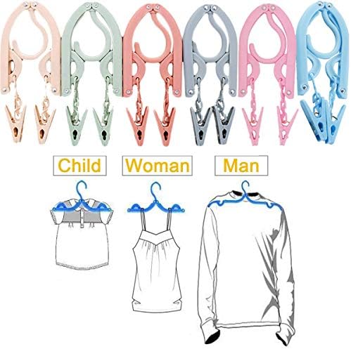 Foldable Multicolor Hangers12Pcs - Image 2
