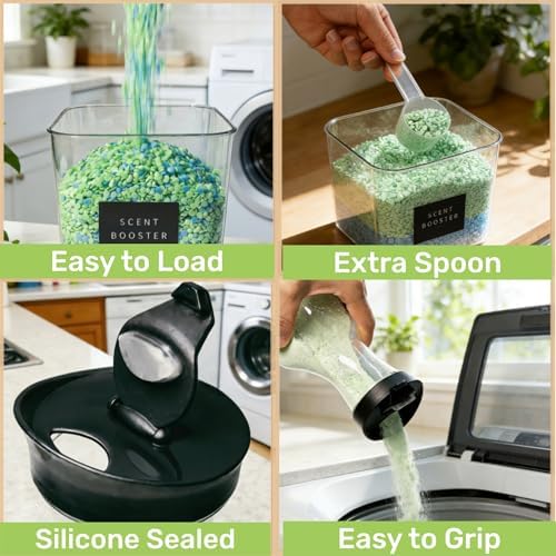 4+3 Pack Laundry Pods Containers & Dryer Sheet Holder & Laundry Detergent - Image 6