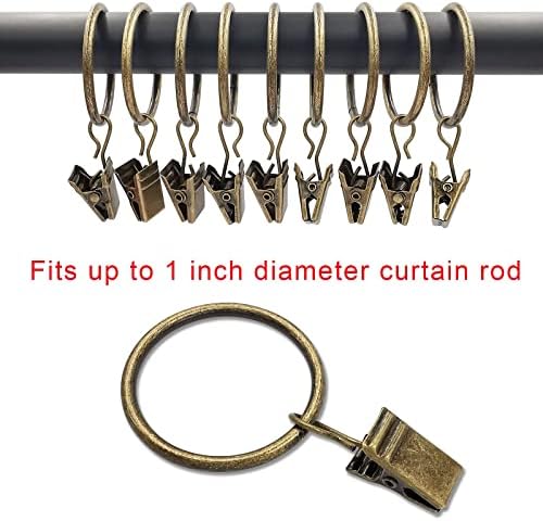 LLPJS 40 Pack Curtain Rings - Image 4