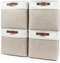 Bagnizer 13x13 Cube Storage Bins, Collapsible Fabric Storage Box, 4 Pack Closet by Bagnizer