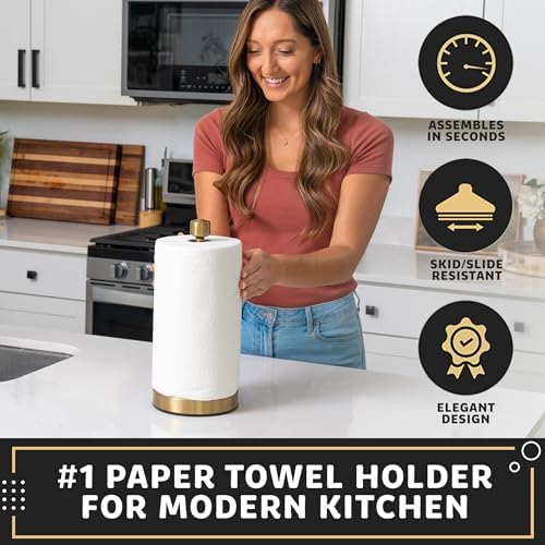 Heavy-Duty Stainless Steel Paper Towel Holder - Image 2